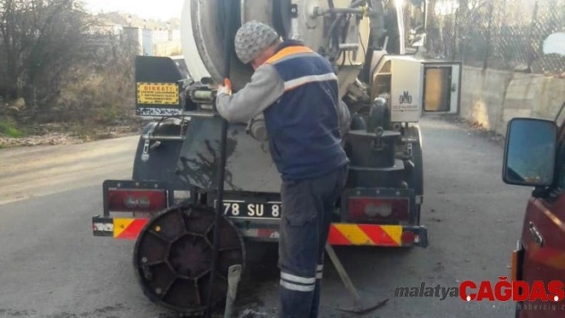 Safranbolu'da belediyesi aralıksız çalışıyor