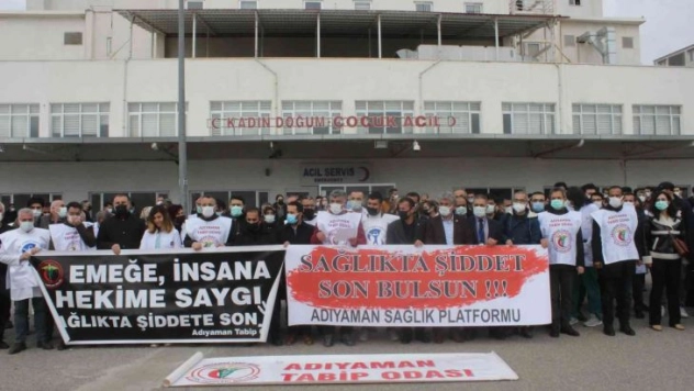 Sağlık çalışanlarına yönelik şiddete tepki