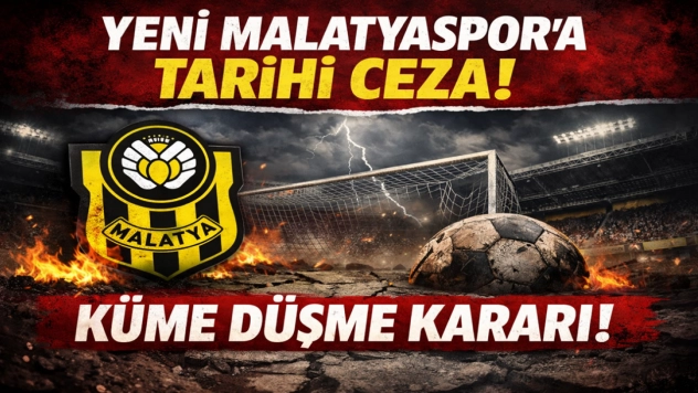 Sahaya Çıkmadı, Bedeli Ağır Oldu: Yeni Malatyaspor Bir Alt Lige Düşürüldü
