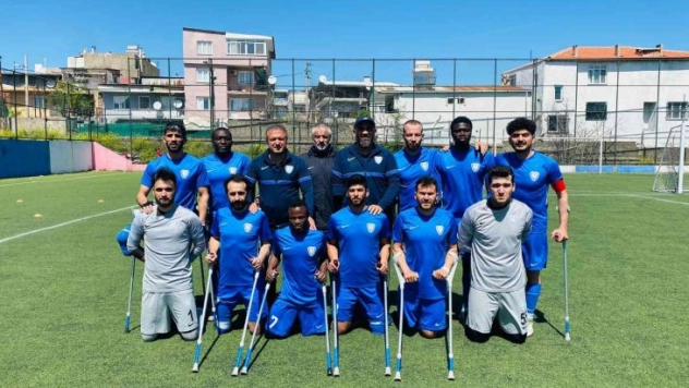 Şahinbey Ampute bir engeli daha aştı