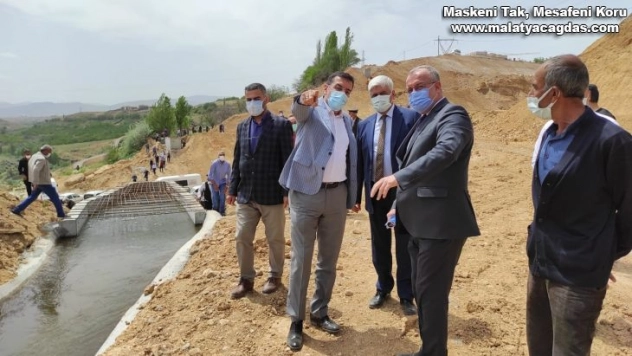 Şahnahanlıların sulama kanalı problemi çözüldü