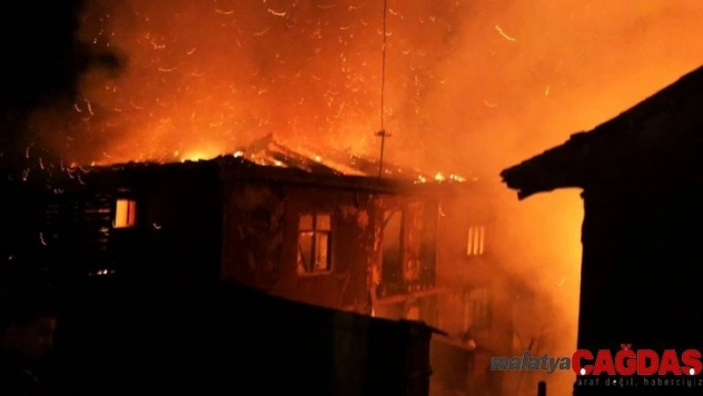 Sakarya'da çıkan yangında iki ev kullanılamaz hale geldi
