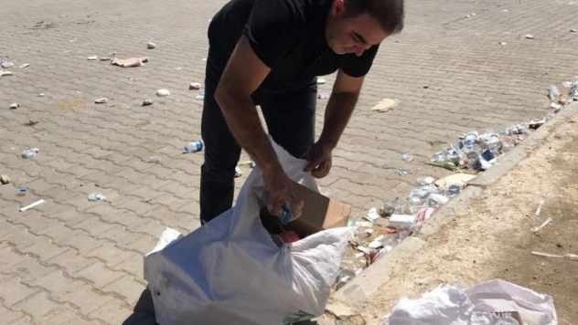 Samsat Belediye Başkanının çevre kirliliği tepkisi