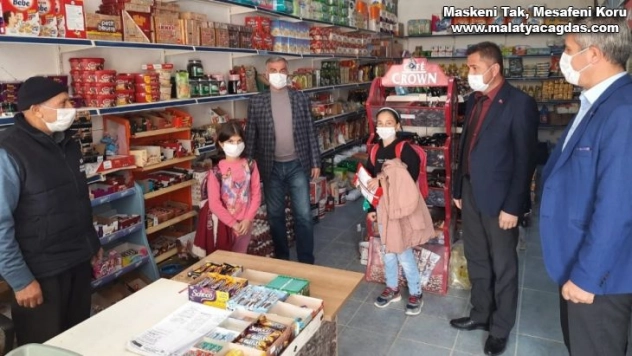 Samsat'ta korona virüs denetimi yapıldı