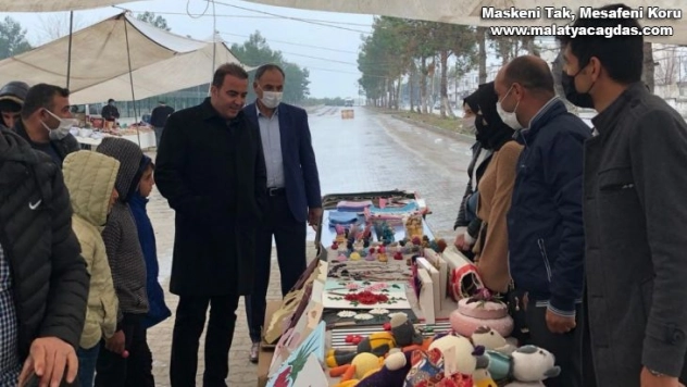 Samsat'ta semt pazarı kuruldu