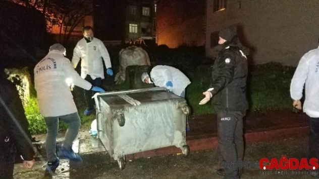 Samsun'da çöp konteynerinde ceset bulunması