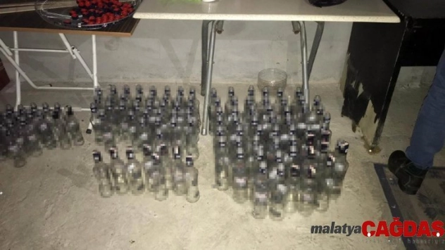 Samsun'da sahte içki imalathanesi ele geçirildi