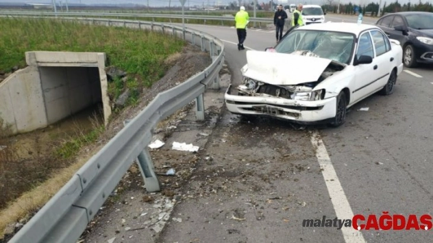 Samsun'da trafik kazası: 3 yaralı