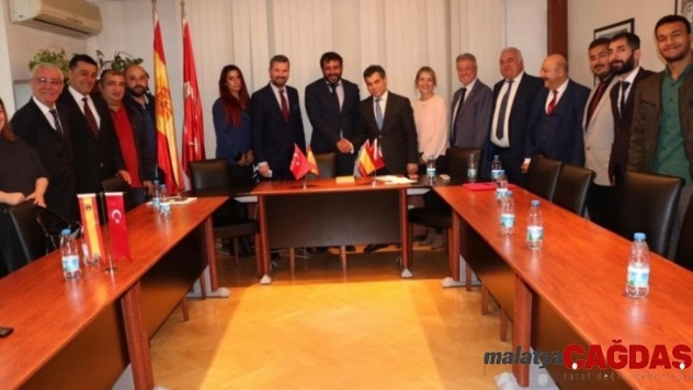 SANKON'dan İspanya Krallığı Ankara Büyükelçisine ziyaret
