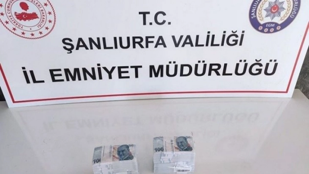 Şanlıurfa'da 200 bin lira ile yakalanan 2 dolandırıcı tutuklandı
