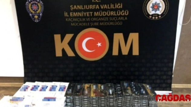 Şanlıurfa'da 3 bin paket gümrük kaçağı sigara ele geçirildi