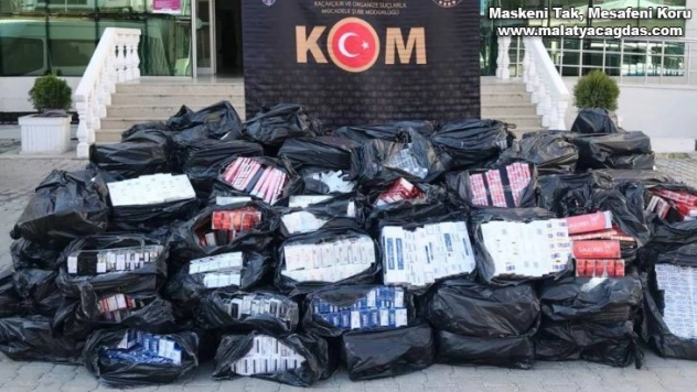 Şanlıurfa'da 43 bin 500 paket kaçak sigara ele geçirildi
