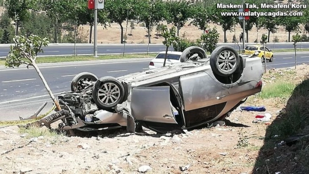 Şanlıurfa'da otomobil takla attı: 2 yaralı