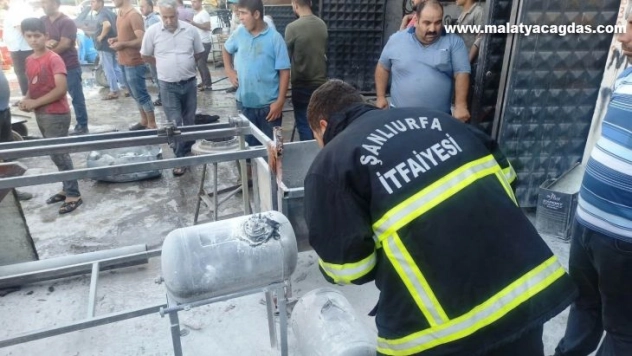 Şanlıurfa'da otomobilin LPG deposu patladı: 6 yaralı