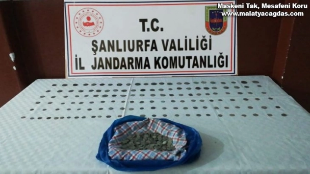 Şanlıurfa'da Roma, Bizans ve İslam dönemine ait 547 sikke ele geçirildi