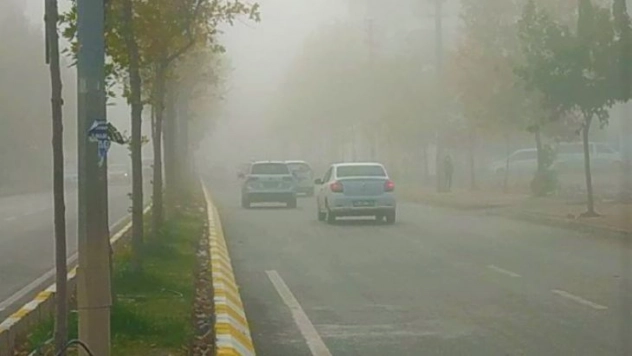 Şanlıurfa'da yoğun sis