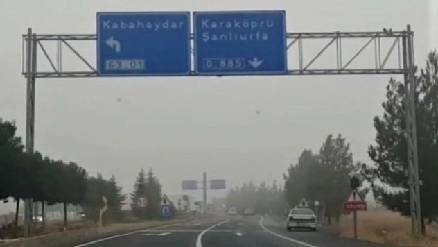 Şanlıurfa güne sisle uyandı