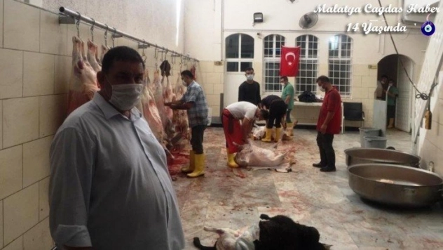 Şanlıurfalı ihtiyaç sahibi ailelere 600 kurbanlık