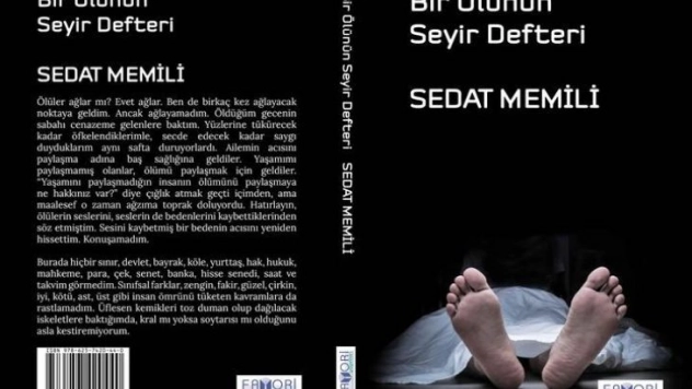 Sedat Memili'nin 'Bir Ölünün Seyir Defteri' isimli yeni kitabı yayınlandı