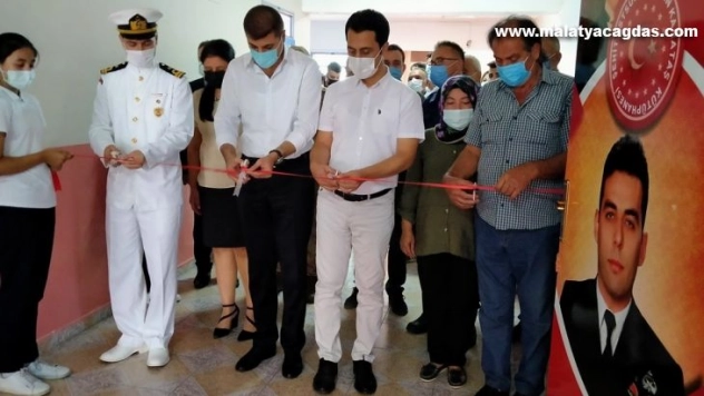 Şehit Astsubay Hakan Karataş anısına kütüphane açıldı