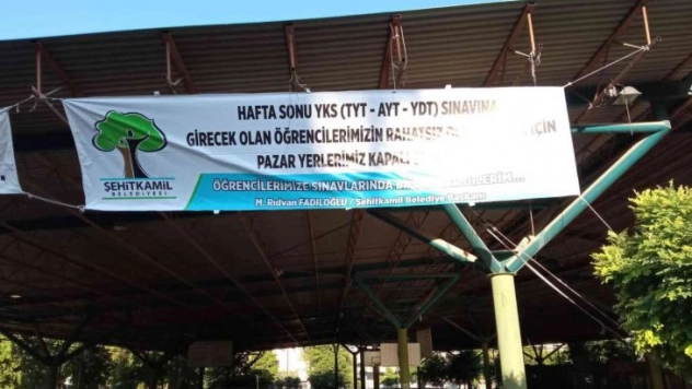 Şehitkamil'de sınav günü tüm pazar yerleri kapanacak