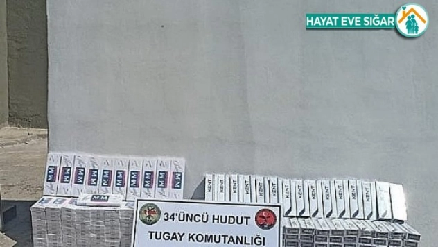 Şemdinli'de 2 bin 890 paket kaçak sigara ve 59 tablet ilaç ele geçirildi