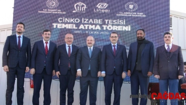 Siirt'te Lineer Metal Çinko Fabrikası'nın temeli atıldı
