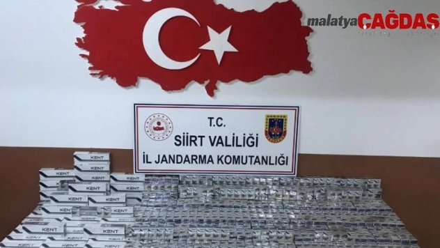 Siirt'te 2 bin 500 paket kaçak sigara ele geçirildi
