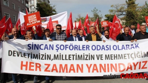 Sincan Şoförler ve Otomobilciler Odasından Barış Pınarı Harekatı'na destek