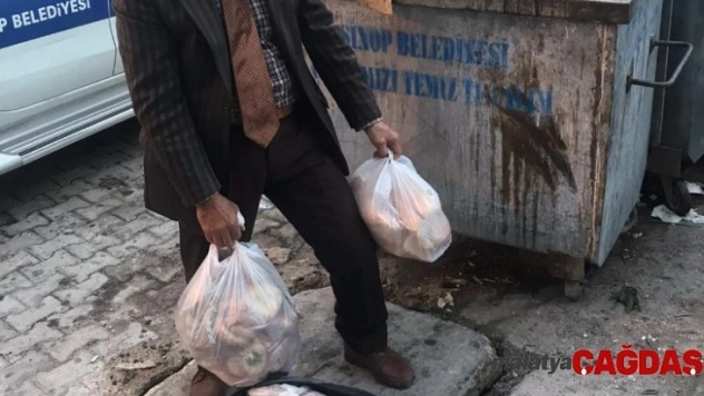 Sinop'ta ekmek israfı