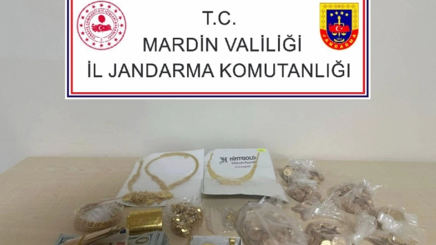 Şırnak'ta çalınan altın ve döviz Mardin'de ele geçirildi