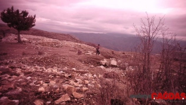Sit alanında dedektörle define ararken jandarmanın fotokapanına yakalandılar