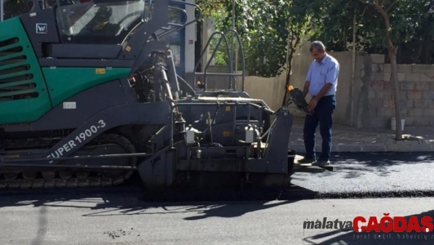 Siteler Mahallesinde asfalt çalışması