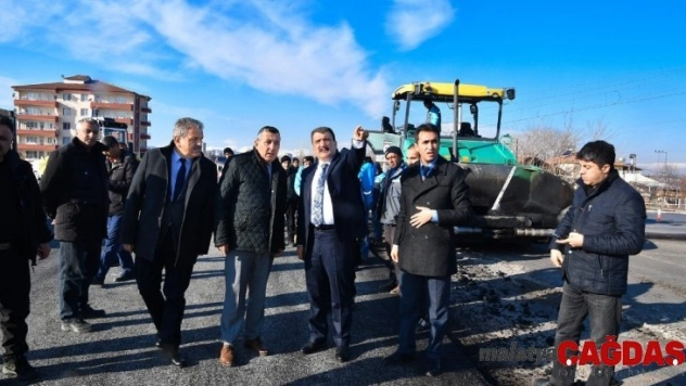 Sivas bağlantı yolunun 2 buçuk kilometrelik bölümü tamamlandı