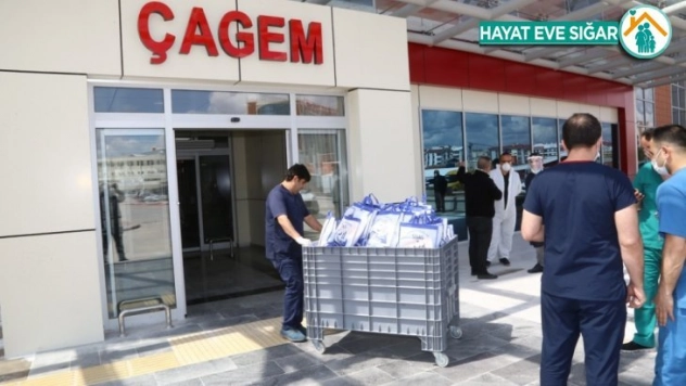 Sivas Belediyesi sağlık çalışanlarını unutmadı