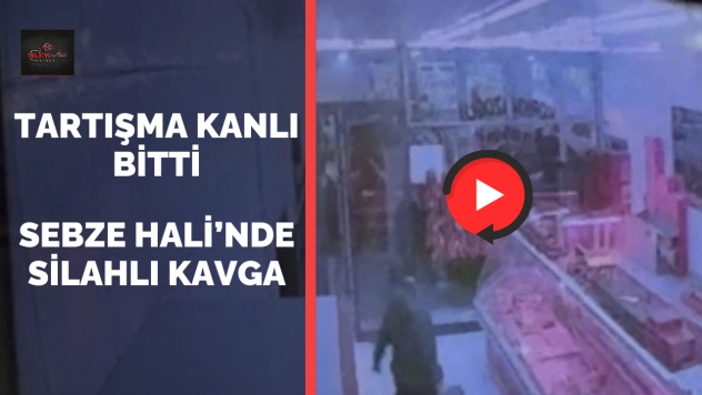 Sivas'ta Sebze Hali'nde Silahlar Konuştu: 2 Yaralı