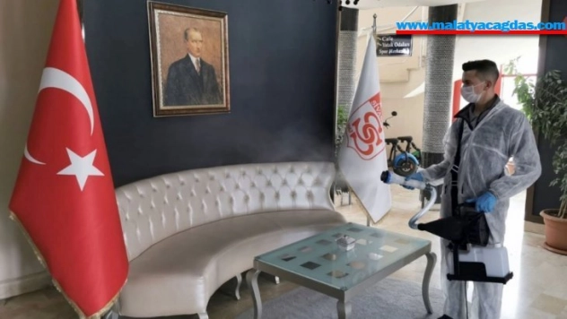 Sivasspor'da tesisler dezenfekte edildi