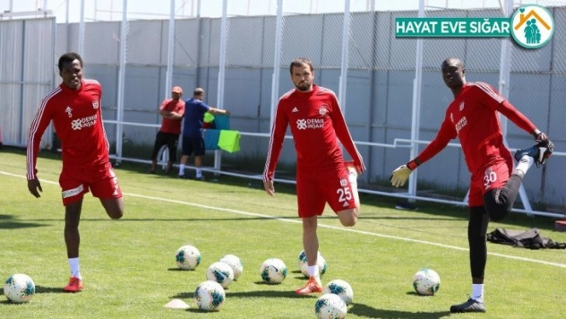 Sivasspor, Denizlispor maçı hazırlıklarını sürdürdü