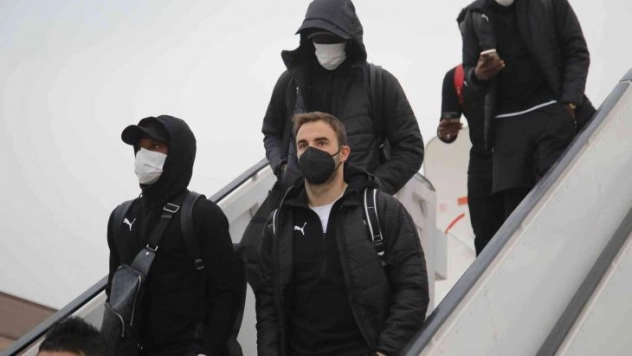 Sivasspor kafilesi Gaziantep'e ulaştı