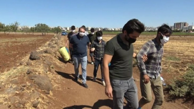 Siverek'te 17 Düzensiz Göçmen Yakalandı