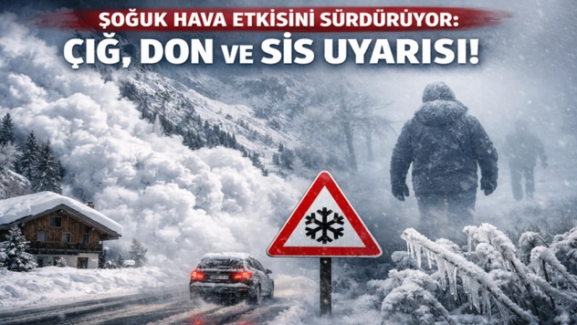 Soğuk Hava Etkisini Sürdürüyor: Çığ, Don ve Sis Uyarısı