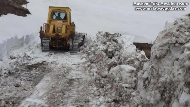 Soğuk hava su hattını bile dondurdu