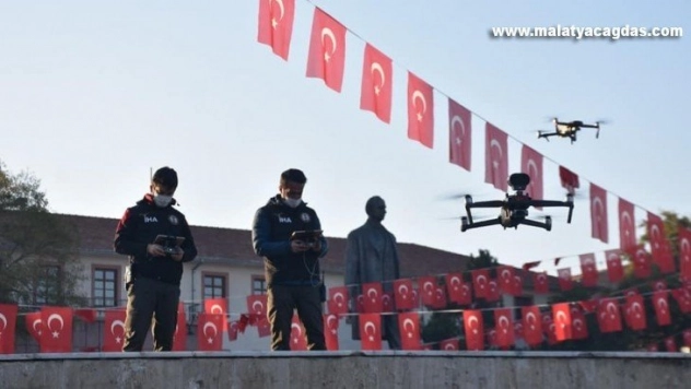 Sokağa çıkma kısıtlamasında droneli denetim