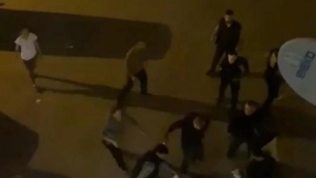 Sokak ortasında tekme tokat darp edildi