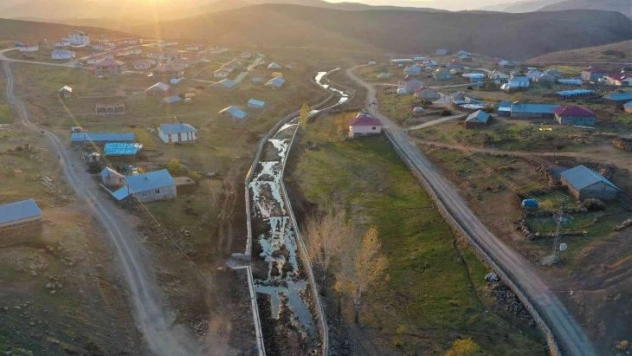 Solhan'da taşkın koruma tesisi tamamlandı