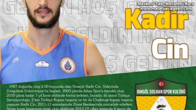 Solhanspor, smaçör Kadir Cin ile anlaştı