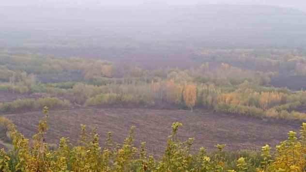 Sonbahar bitti, geride manzarası kaldı