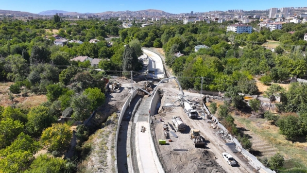 Şorşor deresindeki taşkın koruma çalışmalarında sona gelindi