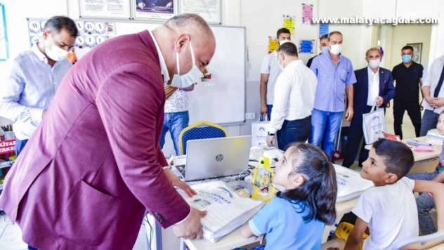 Soylu öğrencilerin heyecanına ortak oldu