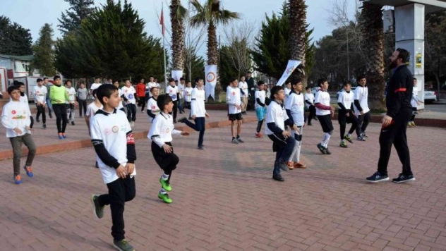 Spora teşvik için meydanlara çıktılar